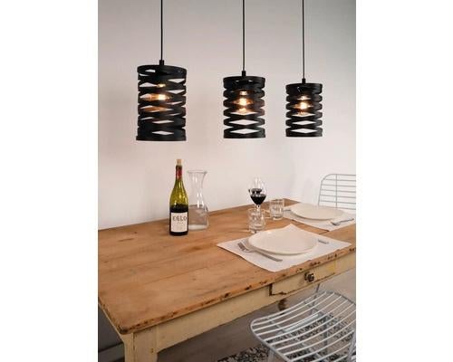 EGLO Hanglamp Cremella 3-lichts zwart, Ophalen, Zo goed als nieuw, Metaal, Minder dan 50 cm