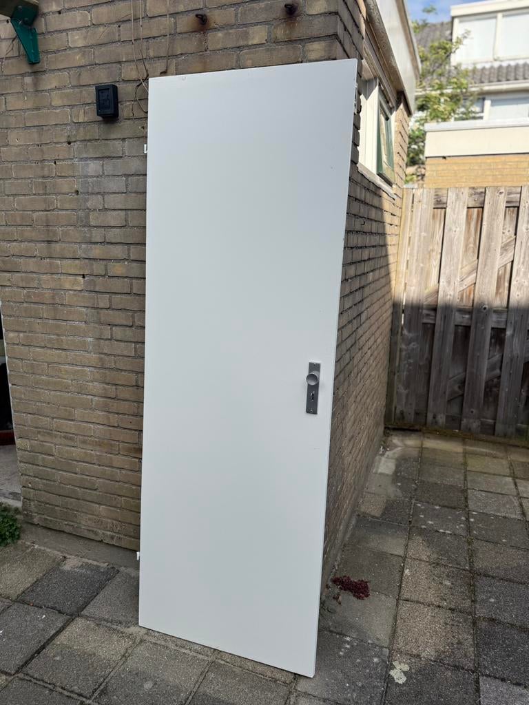Binnendeuren met slot / inbouwkast, Ophalen, Gebruikt, Minder dan 80 cm, Binnendeur