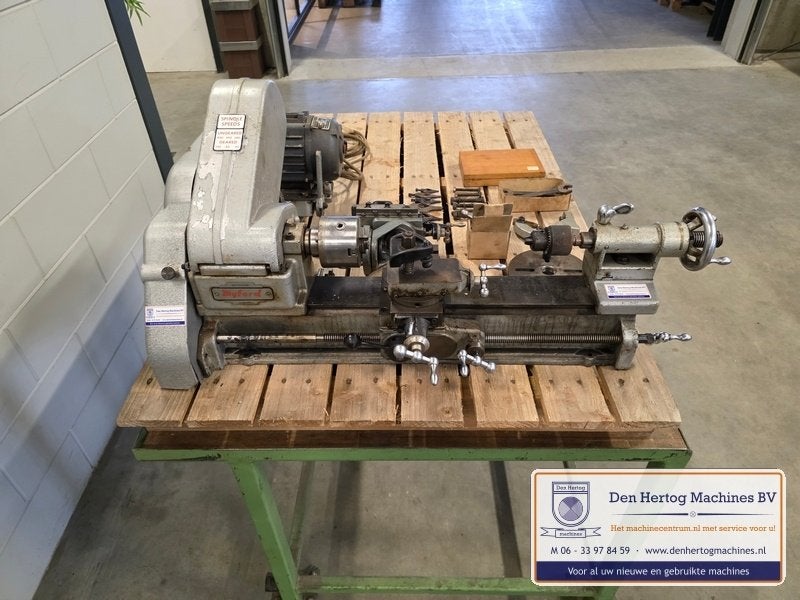 Draaibank Myford ML10 230V horlogemaker modelmaker compact, Ophalen, Gebruikt, Metaaldraaibank, Minder dan 500 mm