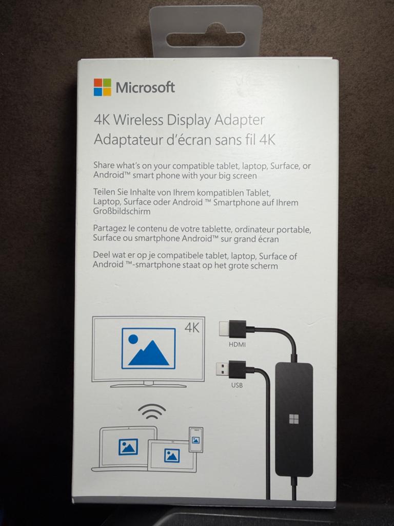 Microsoft 4K Wireless Display Adapter HDMI | Nieuw, Ophalen of Verzenden, Nieuw, HDMI