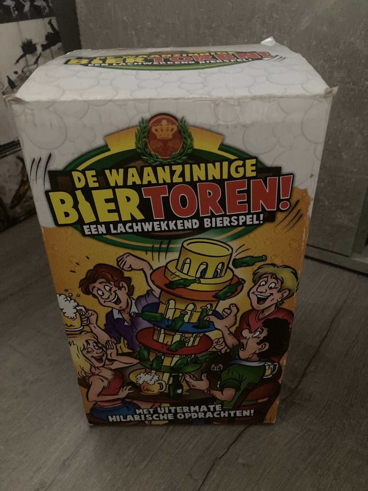 De Waanzinnige Biertoren! Lachwekkend Biertorenspel, Drie of vier spelers, Ophalen of Verzenden, Gebruikt