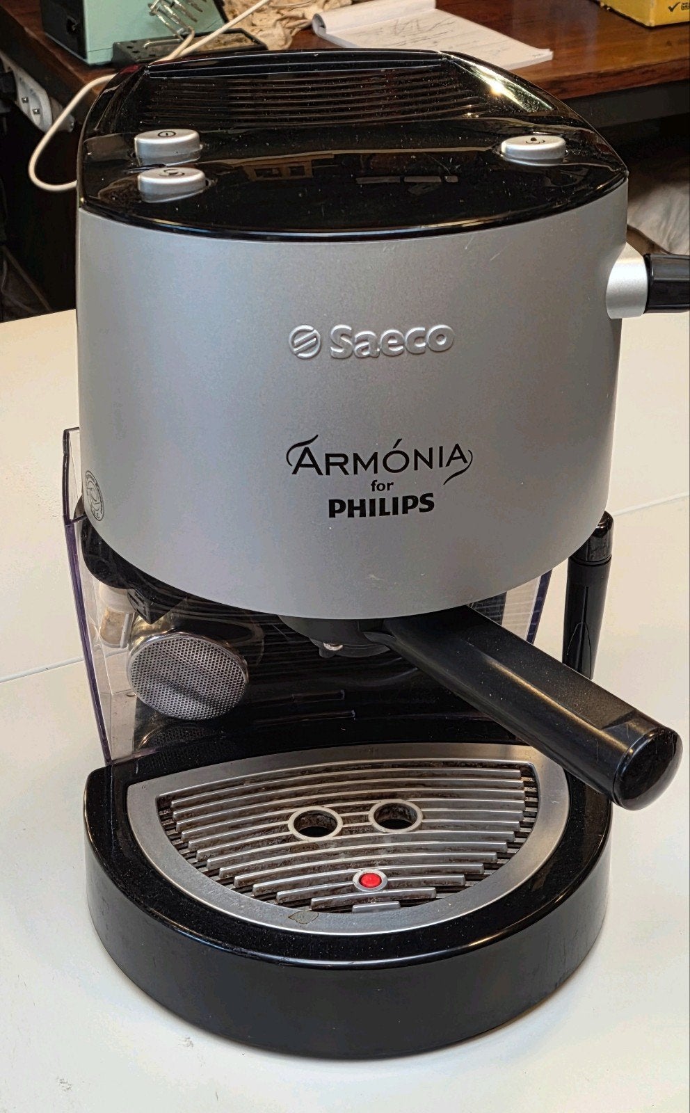 Saeco Philips koffiezetter Armonia, Witgoed en Apparatuur, Ophalen, Gebruikt, Koffiemachine, Gemalen koffie