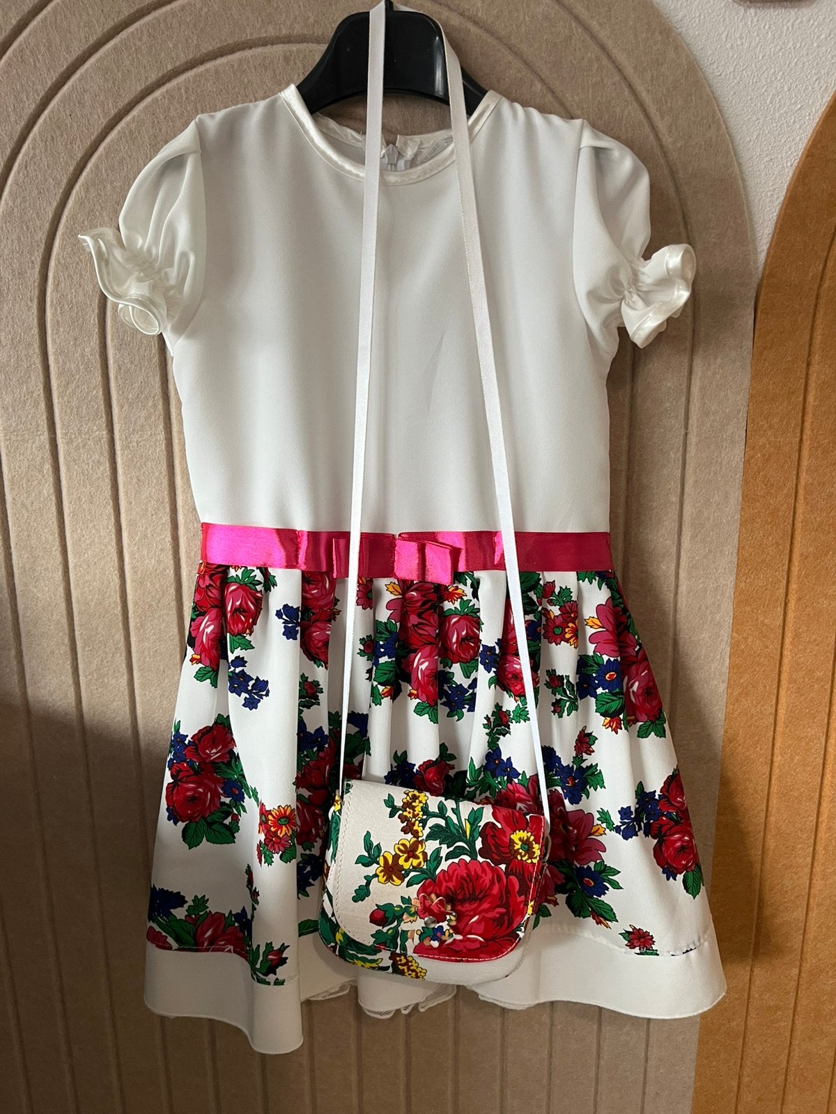 Traditionele Poolse jurk Zakopane stijl - One size + tasje, Ophalen of Verzenden, Zo goed als nieuw