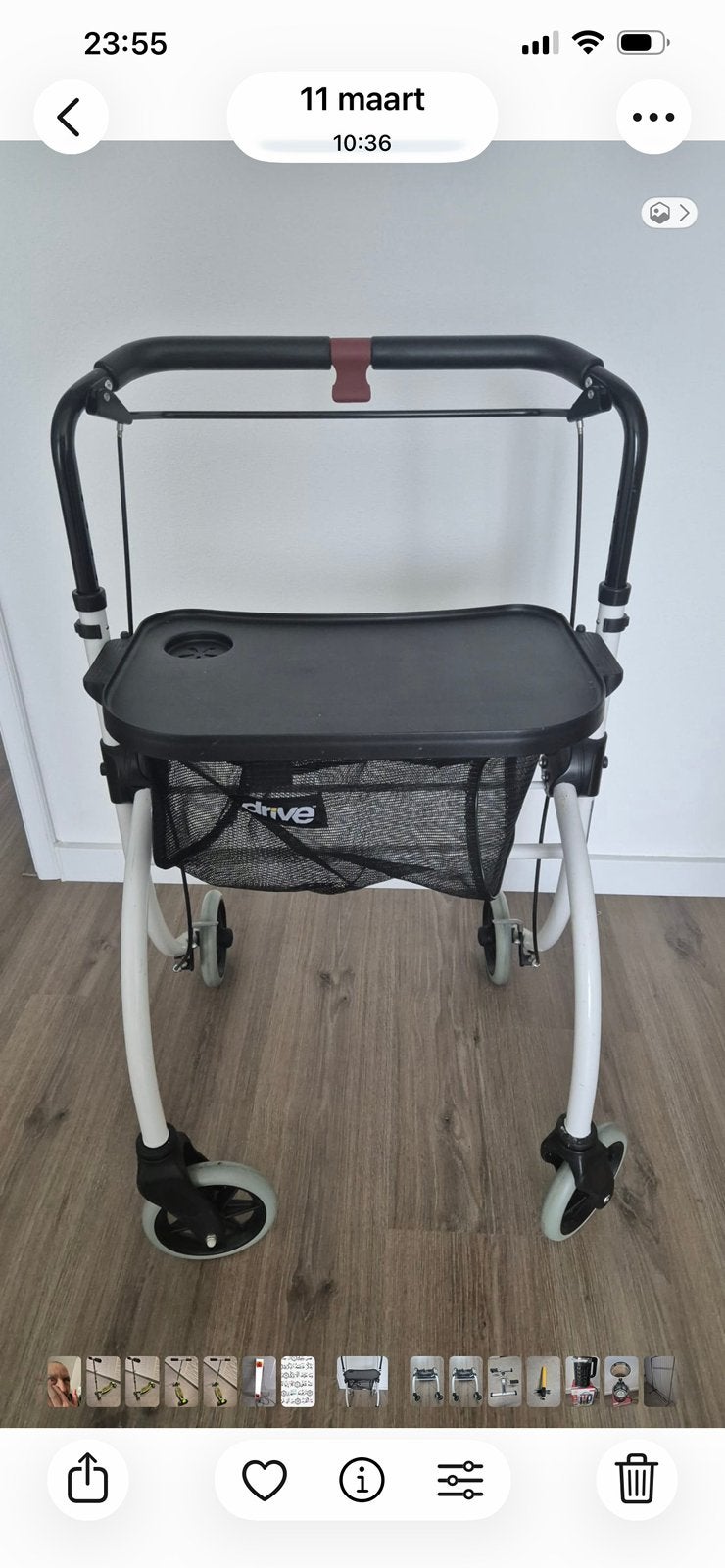Rollator, Diversen, Ophalen, Zo goed als nieuw