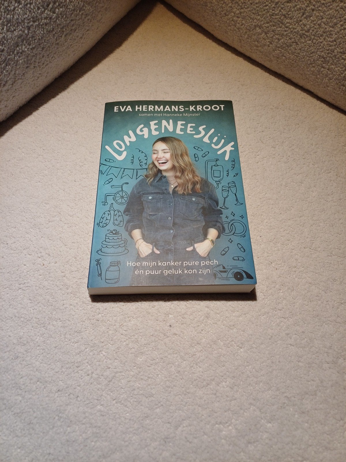 "Longeneeslijk" van Eva Hermans-Kroot, Ophalen of Verzenden, Zo goed als nieuw, Eva Hermans-Kroot; Hanneke Mijnster