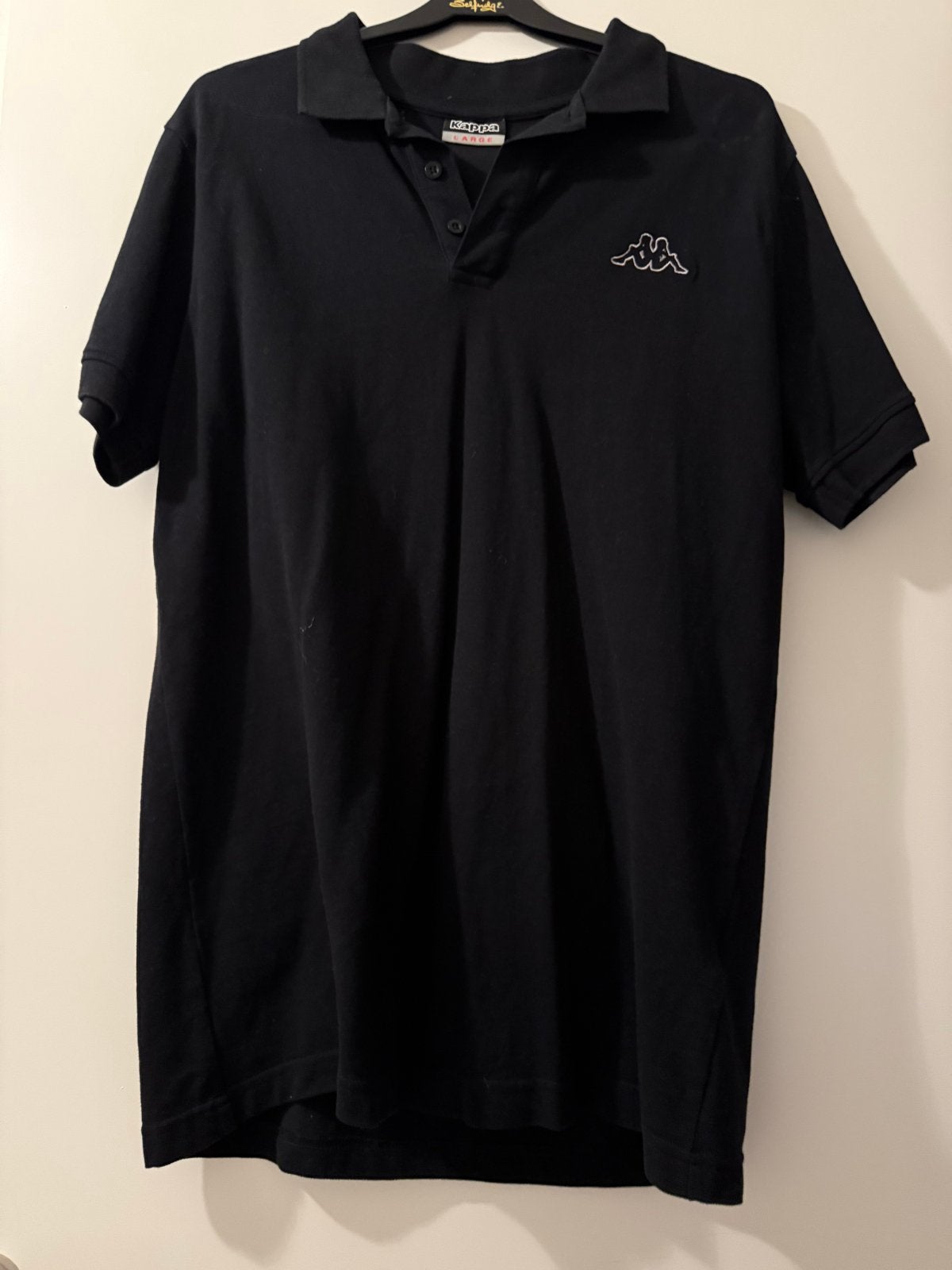 Gloednieuwe Kappa polo - Maat L - Perfecte staat, Kleding | Heren, Polo's, Ophalen of Verzenden, Nieuw, Maat 52/54 (L), Zwart