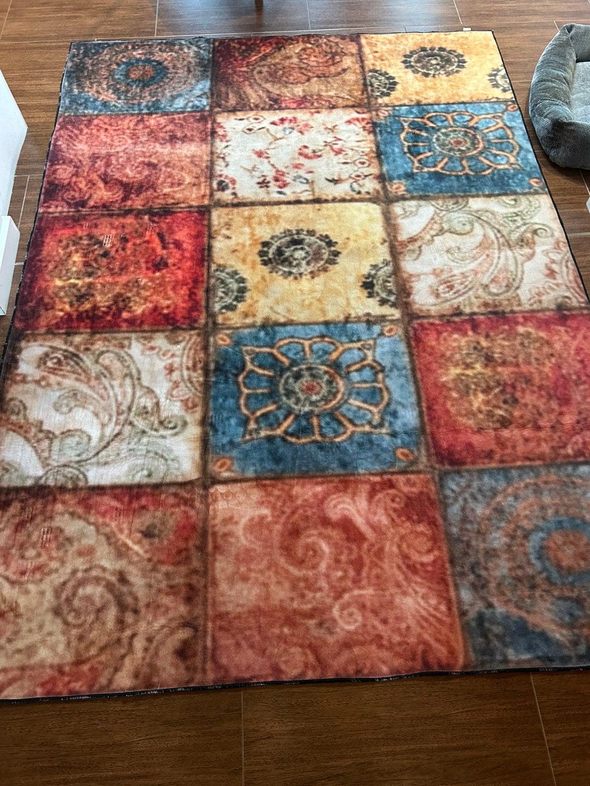 1 Boheemse Buiten Tapijt 200x300, 200 cm of meer, Ophalen of Verzenden, Zo goed als nieuw, 200 cm of meer