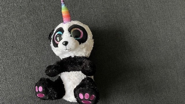 Ty knuffel paris panda 20 cm, Ophalen of Verzenden, Gebruikt, Overige typen
