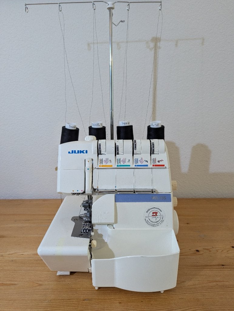 Juki MO-735 Coverlock en Lockmachine, Ophalen, Gebruikt, Lockmachine, Overige merken