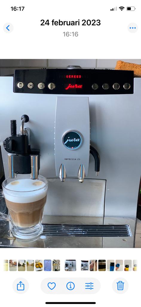 Defect Jura Impressa Z5 Koffiemachine, Witgoed en Apparatuur, Koffiezetapparaten, Stoompijpje, Koffiemachine, Zo goed als nieuw