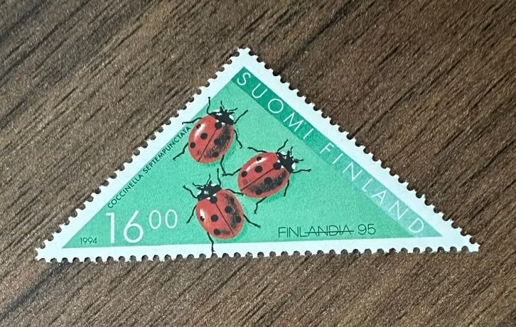 Finland 1994 lieveheersbeestjes dieren insecten postfris, Ophalen of Verzenden, Finland, Postfris