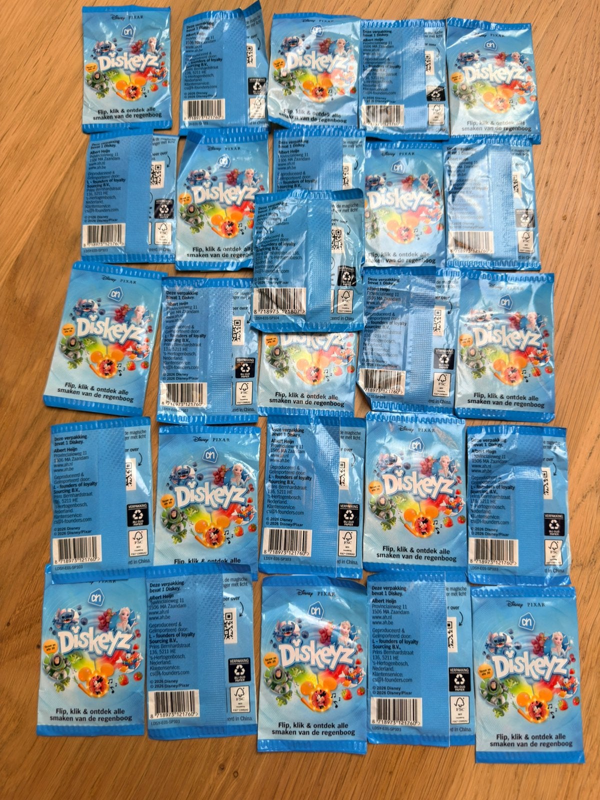 25 + 3 gratis ongeopende ah diskeyz diskey, Albert Heijn, Ophalen of Verzenden