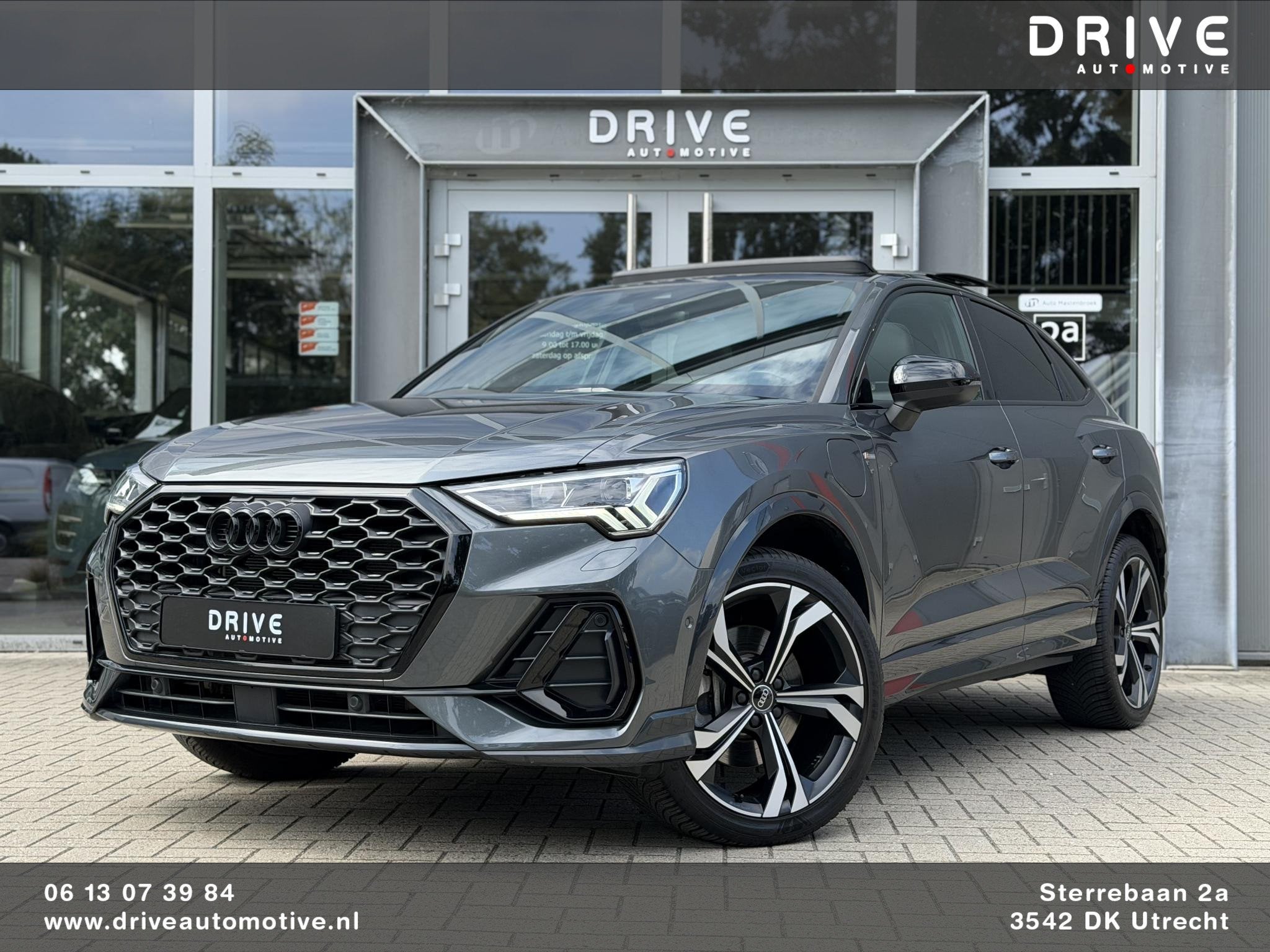 Audi Q3 Sportback 45 TFSI e S-Line |Pano|Memory|Sfeer|ACC|20, Auto's, Audi, Gebruikt, 150 pk, Plug-in hybride, Hybride Elektrisch/Benzine