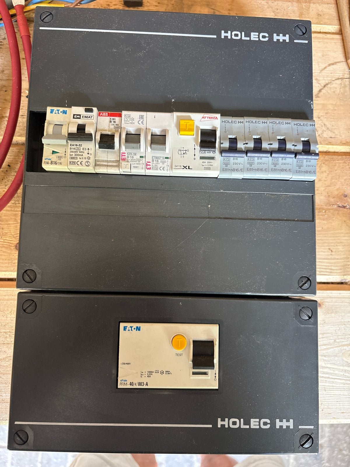 Holec HHI Groepenkast met Aardlekschakelaar en Automaten, Ophalen of Verzenden, Gebruikt, Overige merken, Groepenkast