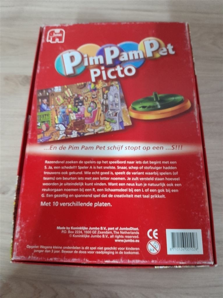 pim pam pet picto - s4752, Verzenden, Zo goed als nieuw