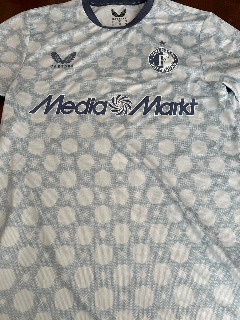 Feyenoord Uitshirt 2023/2024 - Castore - Maat M, Maat 48/50 (M), Wit, Ophalen of Verzenden, Zo goed als nieuw
