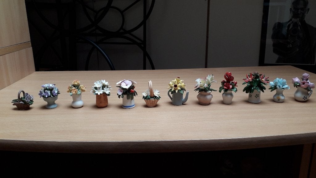 Verzamel bloemenvaasjes, Ophalen of Verzenden, Zo goed als nieuw