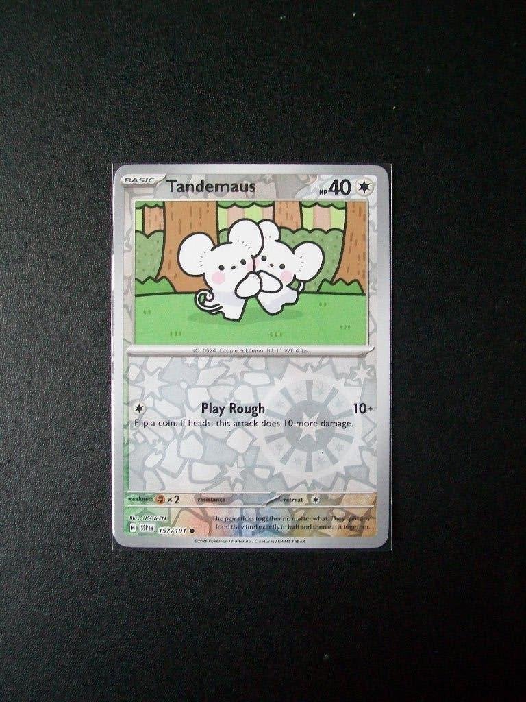 3251. Nieuwe Pokemon Kaart holofoil TANDEMAUS HP40 (157/191), Verzenden, Nieuw, Losse kaart