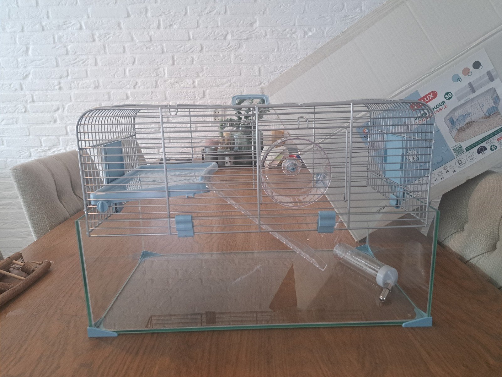 als nieuw hamsterkooi, Dieren en Toebehoren, Knaagdieren en Konijnen | Hokken en Kooien, Minder dan 60 cm, Kooi, Minder dan 75 cm