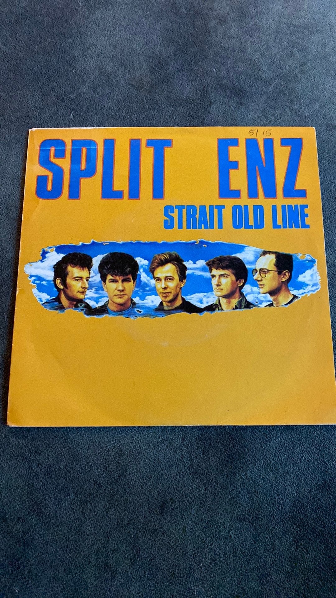 Vinyl single Split Enz - Strait old line, Ophalen of Verzenden, Zo goed als nieuw, Pop