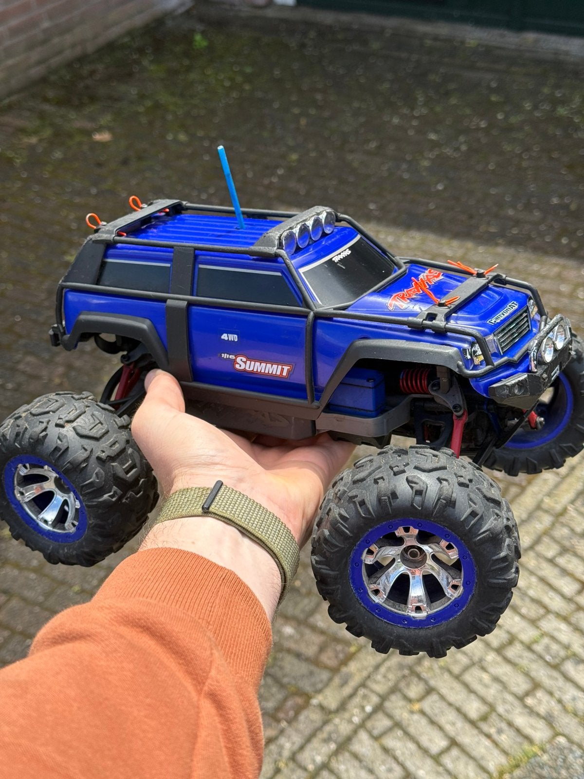 Traxxas Summit 1/16 rc auto , RTR ! Compleet, Elektro, Gebruikt, Auto offroad, Ophalen of Verzenden