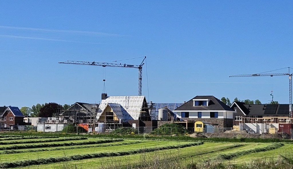 Bouwkraan, 25 meter - in goede staat!, Ophalen, Hijswerktuig
