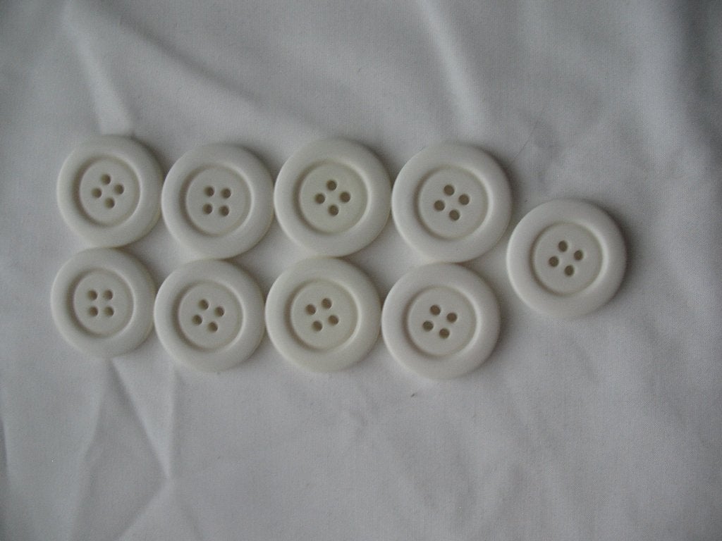 Lotje Grote Knopen Wolwit 9 x, Hobby en Vrije tijd, Naaien en Fournituren, Ophalen of Verzenden, Zo goed als nieuw, Knoop of Knopen