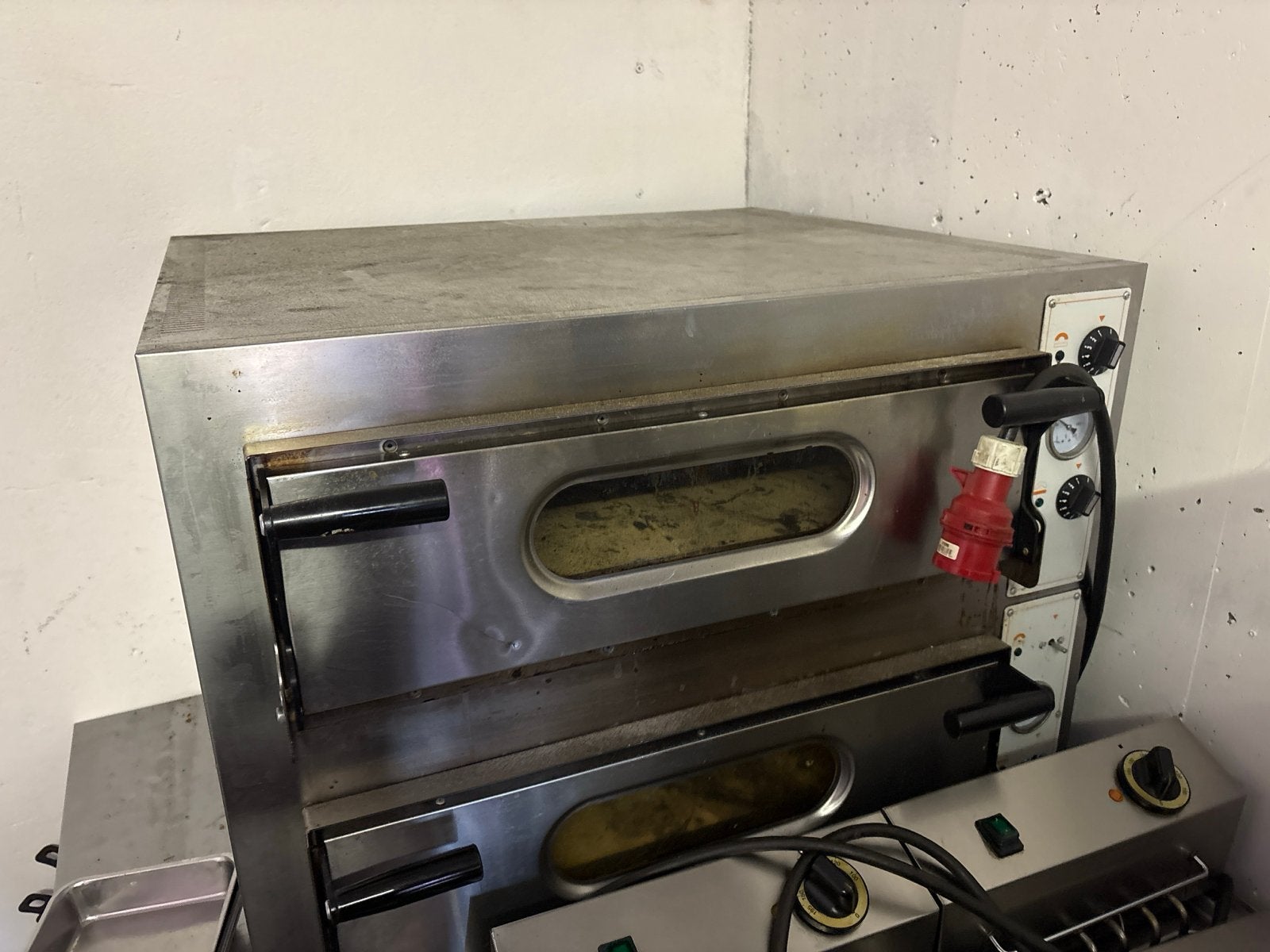 Professionele dubbele pizzaoven, 60 cm of meer, Pizzaoven, Ophalen of Verzenden, 55 tot 60 cm