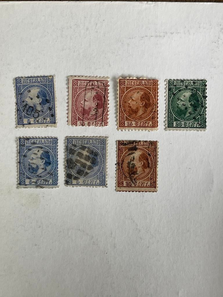 Nvph 7/10 Koningin Wilhelmina (1900-1920), Ophalen of Verzenden, T/m 1940, Gestempeld