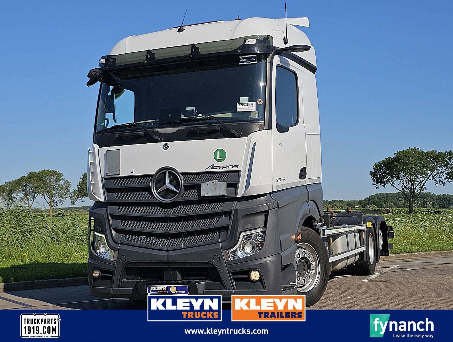 MERCEDES-BENZ ACTROS 2545 6x2 oilretarder, Automaat, Euro 6, Wit, Mercedes-Benz