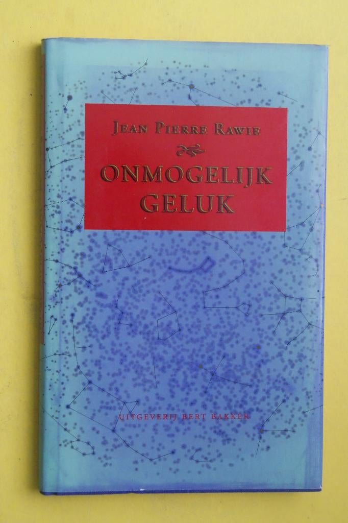 Jean Pierre RAWIE,  ONMOGELUK GELUK gedichten, Ophalen of Verzenden, Nieuw