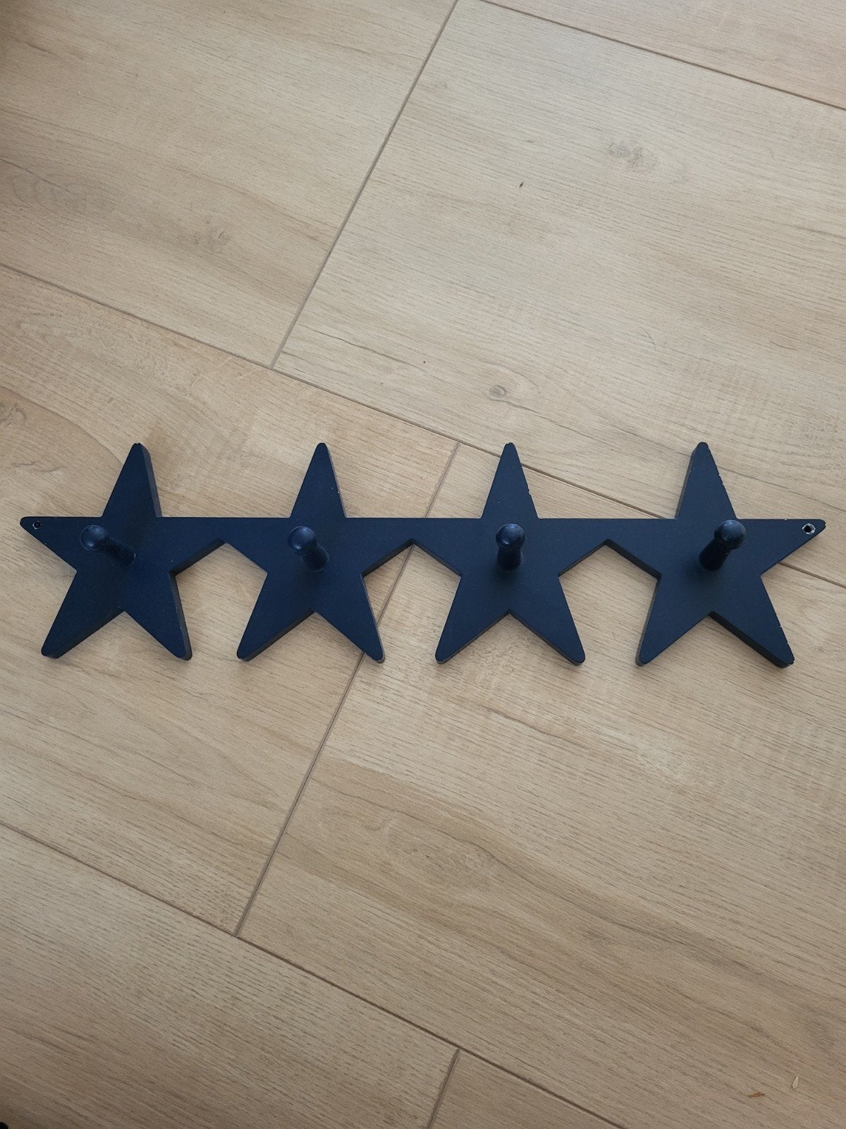 Sterren kapstok met 4 haken, Gebruikt, Minder dan 100 cm, Hout, Ophalen