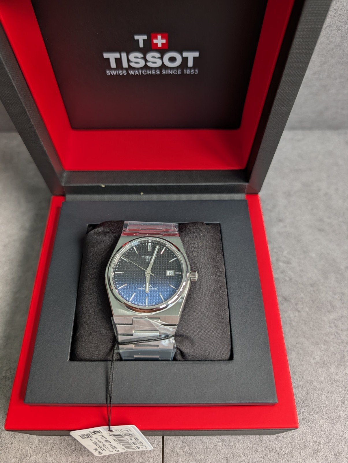 Tissot PRX Powermatic 80 - Nieuw met documenten, Sieraden, Tassen en Uiterlijk, Overige merken, Staal, Staal, Polshorloge