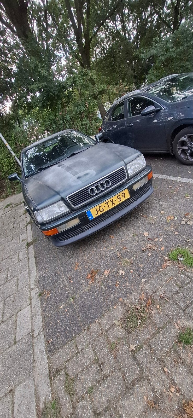 Audi Coupe 2.6 E 110KW E2 1994 Groen, Auto's, Voorwielaandrijving, 2598 cc, Origineel Nederlands, Handgeschakeld
