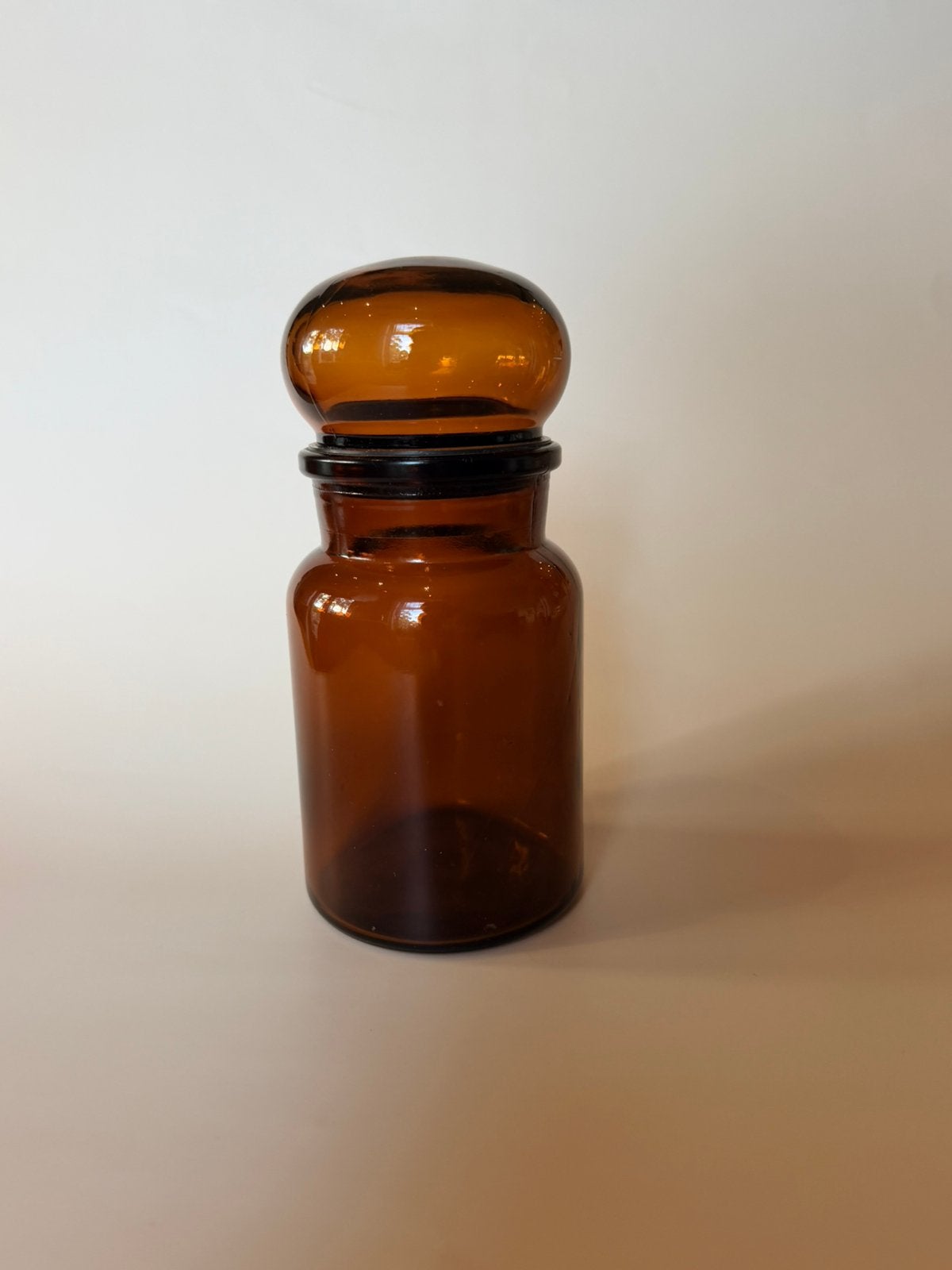 Vintage Belgische Apothekerspot van Bruin Glas (Mirex), Ophalen of Verzenden