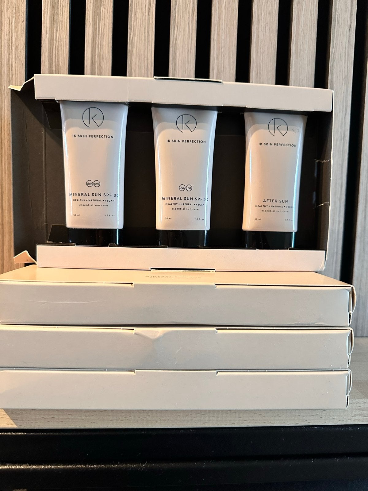 IK Skin Perfection Mineral Sun Box SPF 30 & SPF 50 + After S, Ophalen of Verzenden, Nieuw, Zonnebrand of After Sun