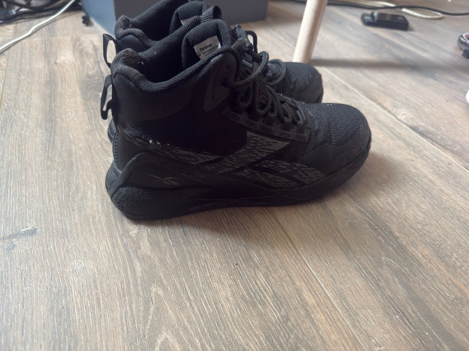 Reebok Work Nano X1 Adventure S3S Veiligheidsschoenen - EU 3, Ophalen of Verzenden, Gedragen, Zwart, Werkschoenen