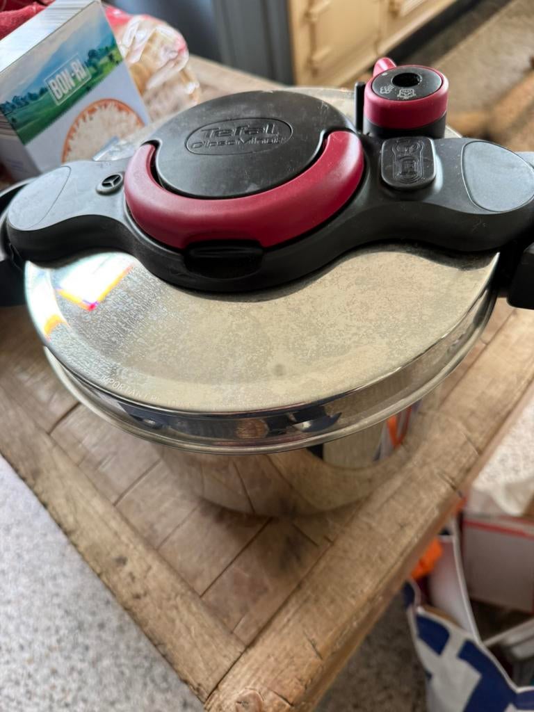 Tefal Snelkookpan / Hogedrukpan 6L – RVS, Ophalen of Verzenden, Gebruikt, Rvs, Kookpan of Snelkookpan