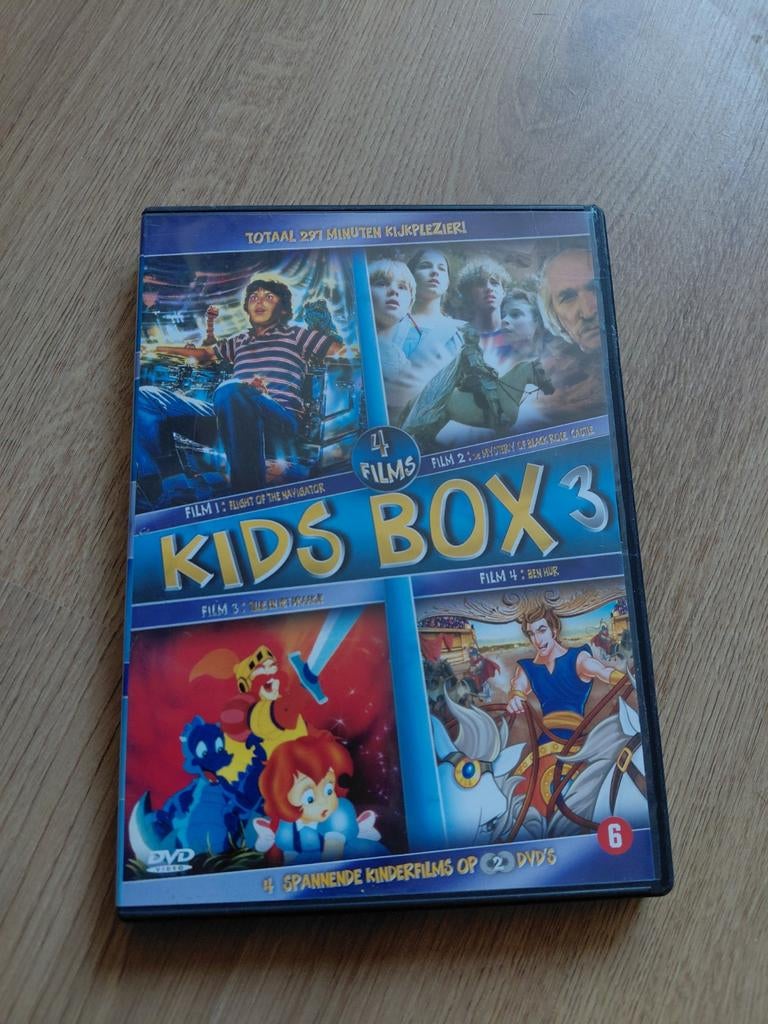 Flight of the navigator en 3 andere films. Kids box 3., Avontuur, Alle leeftijden, Ophalen of Verzenden, Zo goed als nieuw