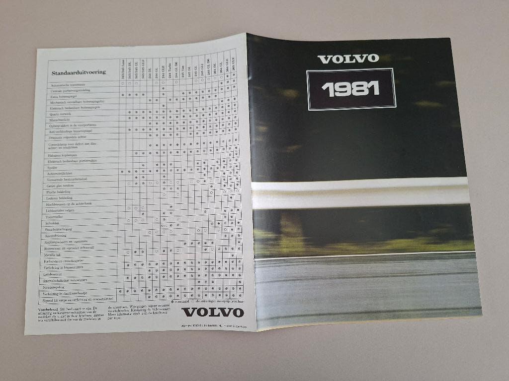 BROCHURE VOLVO 340 uit 1981, Ophalen of Verzenden, Zo goed als nieuw, Volvo