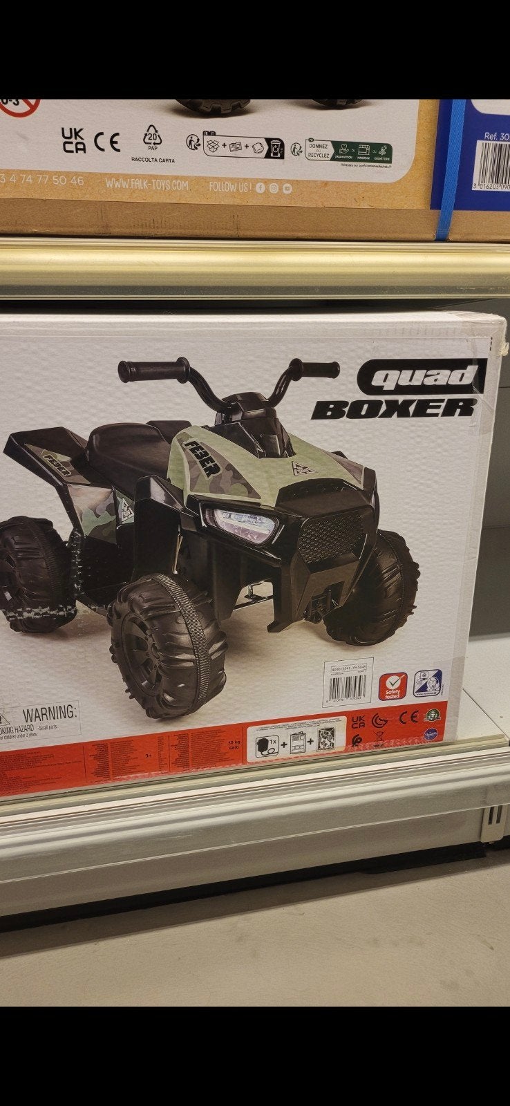 Feber Quad Boxer 12V Kinderquad - Nieuw in doos, Ophalen, Nieuw