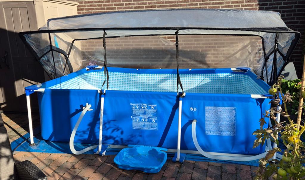 Intex zwembad 2x3x0,75m met accessoires en verwarmingsmat, Tuin en Terras, Zwembaden, Ophalen, Rechthoekig, 200 tot 300 cm, Opzetzwembad