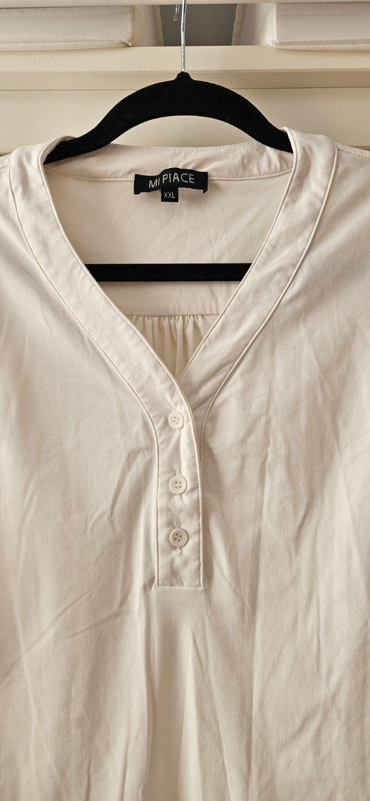 Offwhite shirt Mi Piace xxl, Kleding | Dames, Mi Piace, Beige, Maat 46/48 (XL) of groter, Nieuw