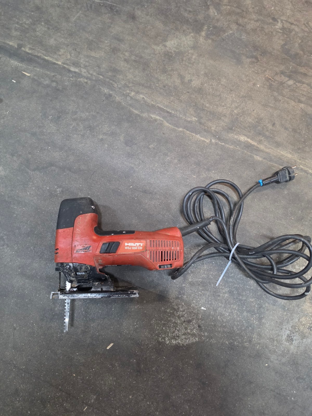 Hilti WSJ 850-EB decoupeerzaag, Ophalen of Verzenden, Gebruikt, Decoupeerzaag