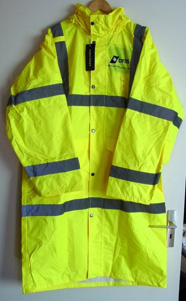 regenjas Portwest H445 Hi-Vis jacket, 48 inch, yellow, XXL, Ophalen of Verzenden, Nieuw, Regenjas, Heren