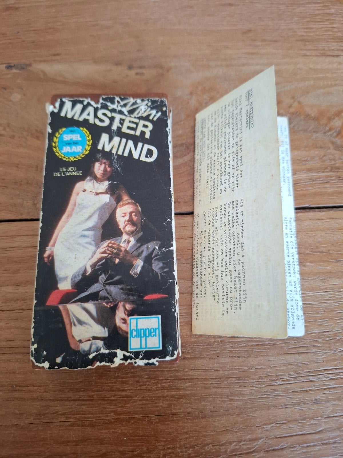 Mini Master Mind - Zoek de Verborgen Code (Clipper), Een of twee spelers, Ophalen of Verzenden, Gebruikt, Clipper