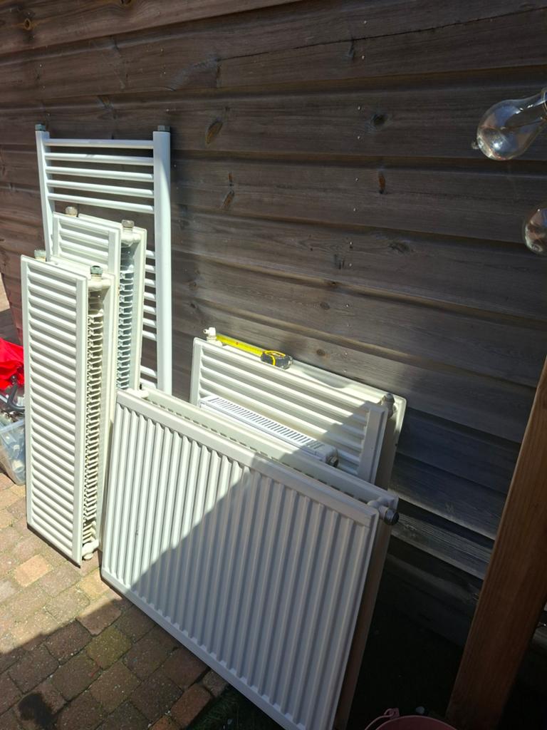 Radiatoren diverse maten, Ophalen, Gebruikt, Radiator, 60 tot 150 cm