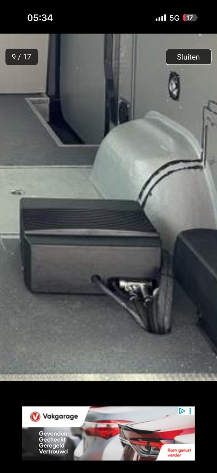 Bank airco camper plug and play sprinter, Ophalen of Verzenden, Gebruikt