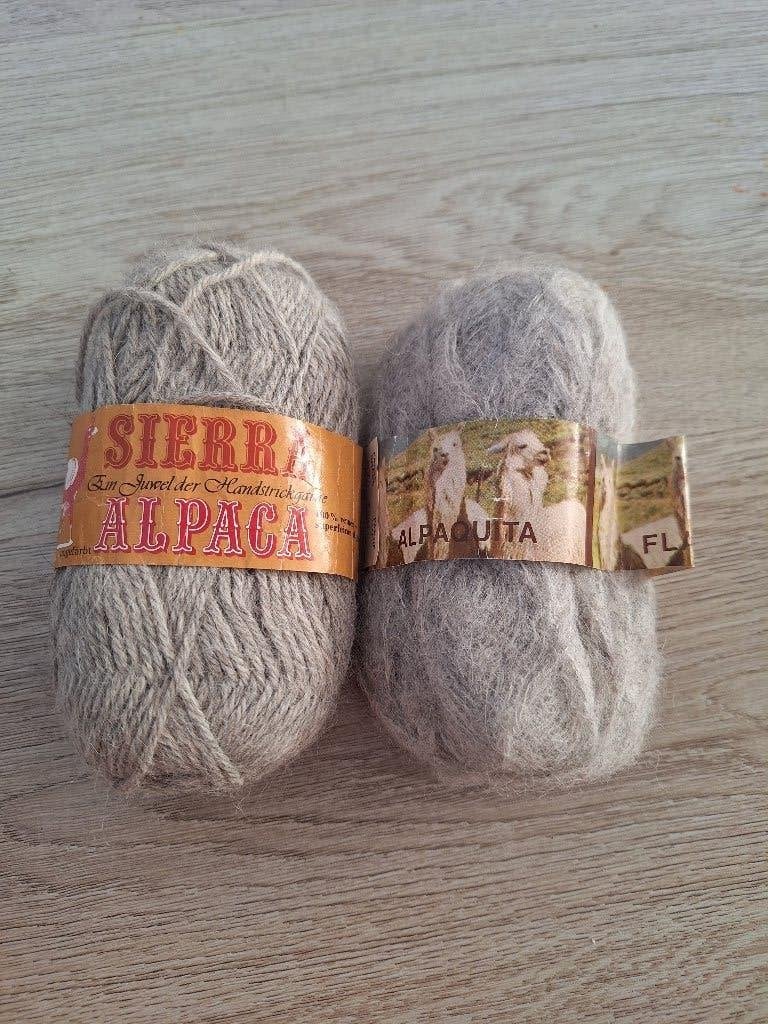 Grijze alpaca, Hobby en Vrije tijd, Ophalen of Verzenden, Nieuw, Breien of Haken, Wol of Garen