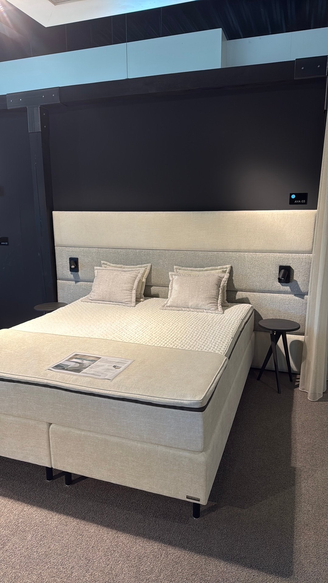 Aya of sweden 03 nieuwe boxspring | UITVERKOOP | 180x210, 210 cm, Tweepersoons, Ophalen of Verzenden, Zo goed als nieuw